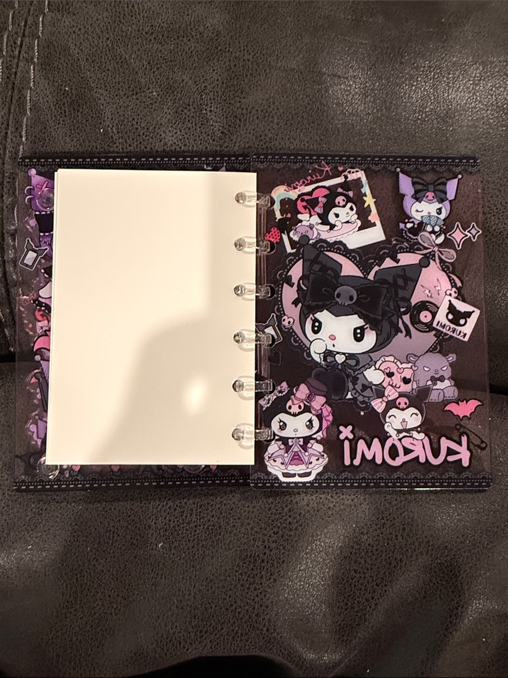 Purple Decorative Kuromi Acrylic Shaker  Journal - Picture 3 of 6